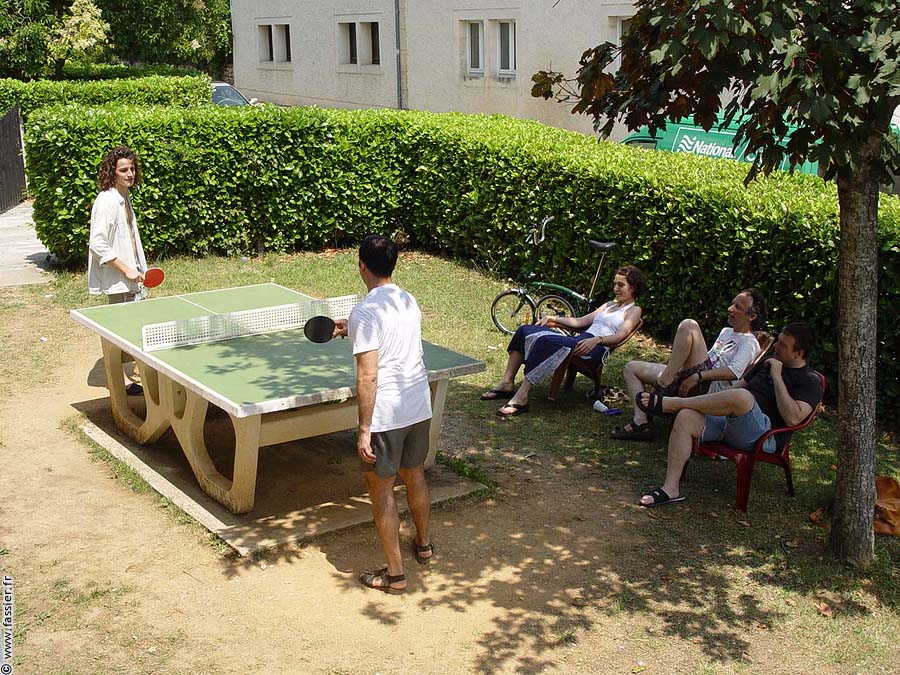 ping pong Institut Clair Foyer festival Prayssac